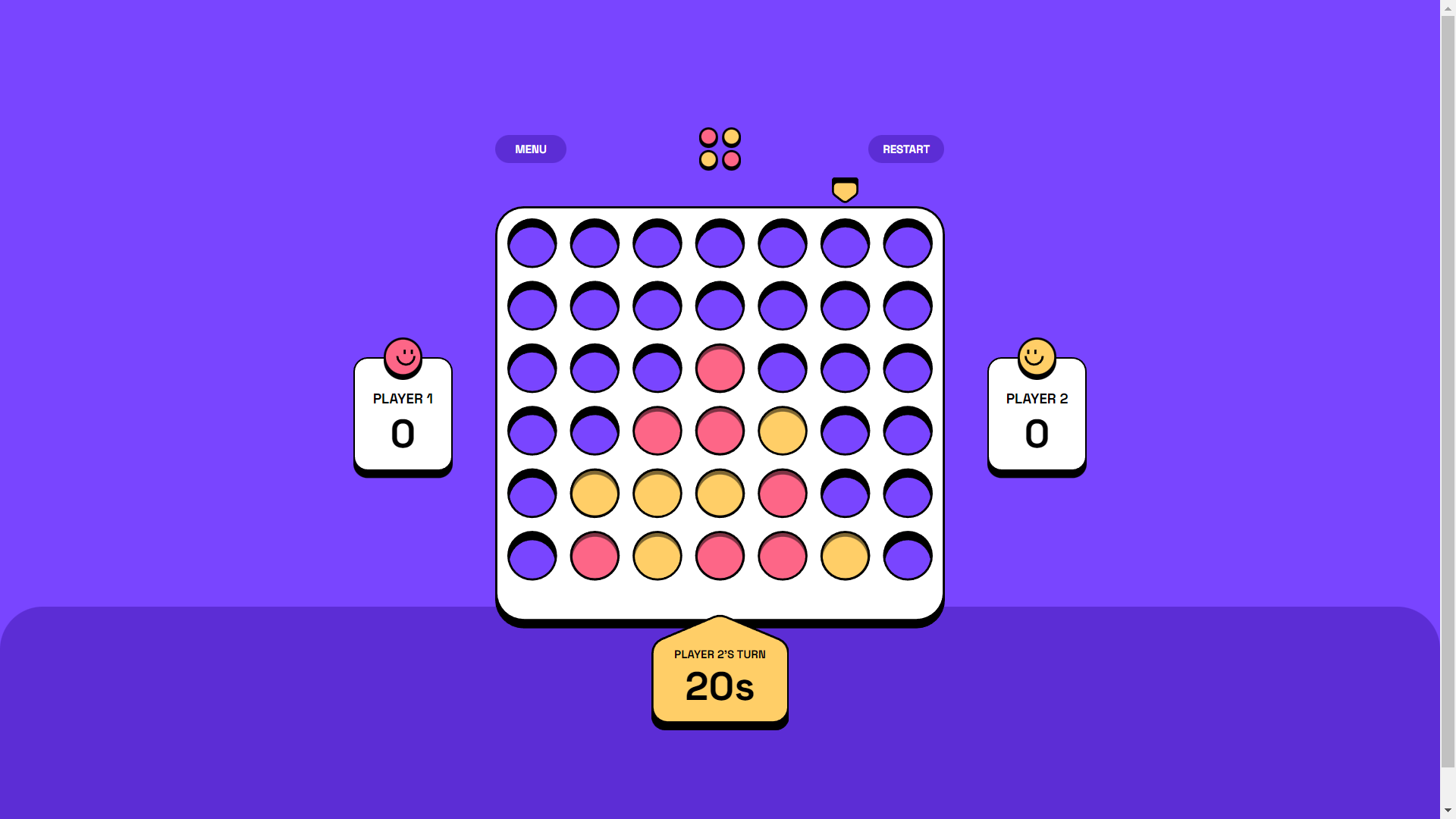 Connect Four board