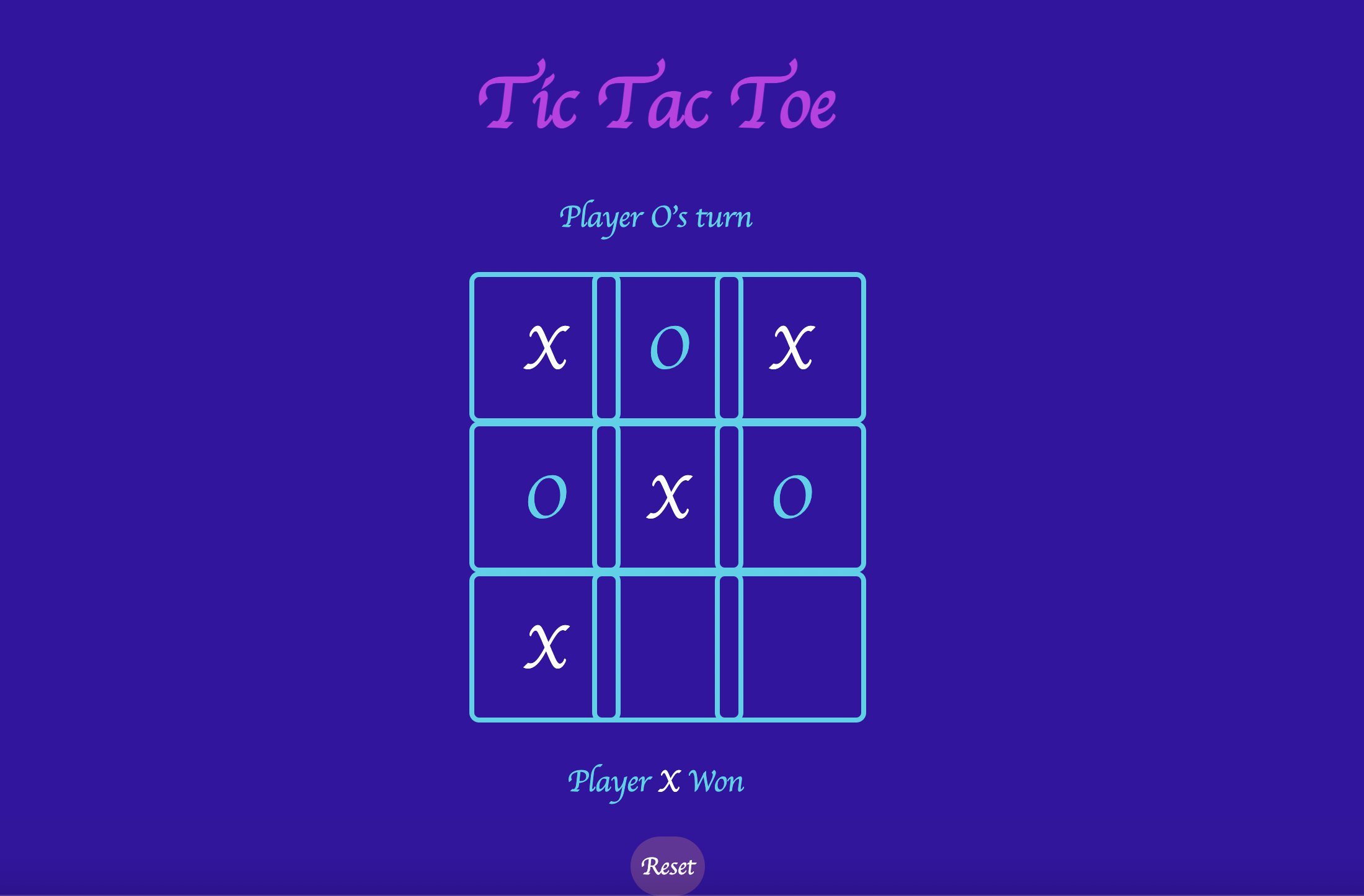 Tic-Tac-Toe-Game Demo